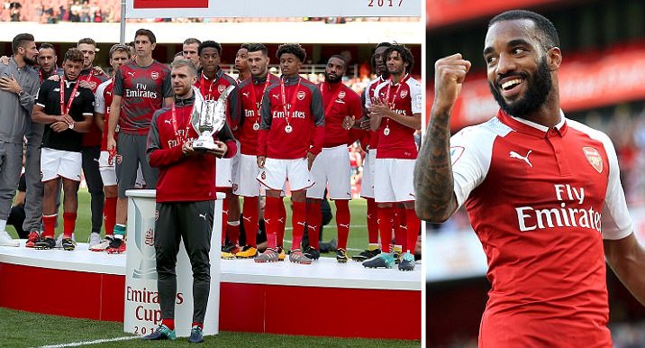 Lacazette Beri Peluang Arsenal Raih Piala Emirates Cup Meski Kalah dari Sevilla